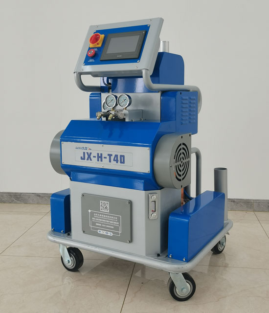 聚氨酯噴涂機JX-H-T40集裝箱房活動房屋頂保溫隔音(圖1) JX-H-T40聚氨酯噴涂機